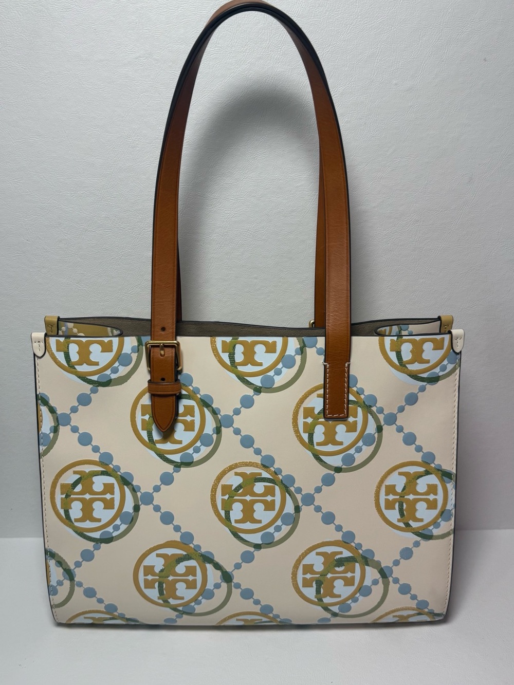 Tory Burch T monogram embossed Tote - Picture 2 of 6